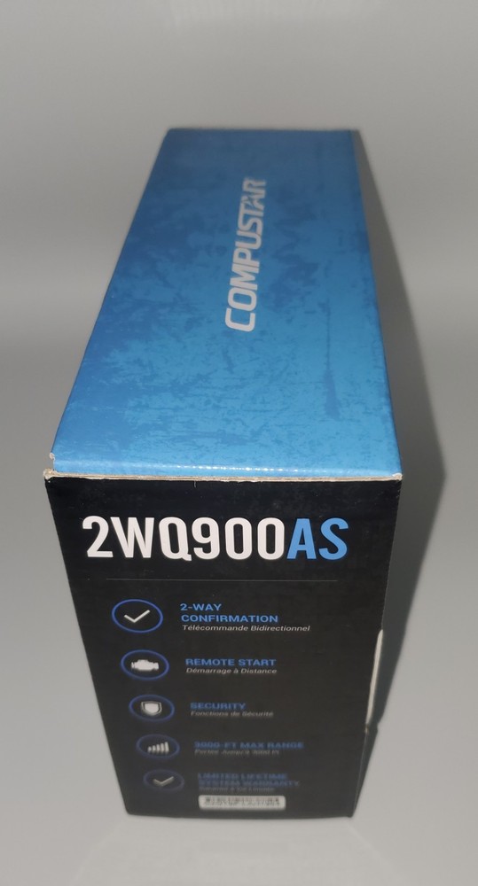 Compustar CS2WQ900AS 2-Way LCD 3000-FT Max Range Remote Start + Security System