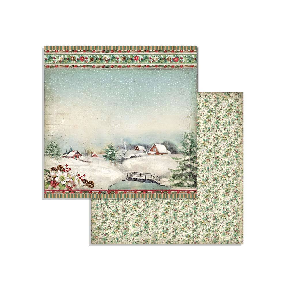 Stamperia CLASSIC CHRISTMAS - 8" X 8" - Double Sided - 10 Sheets