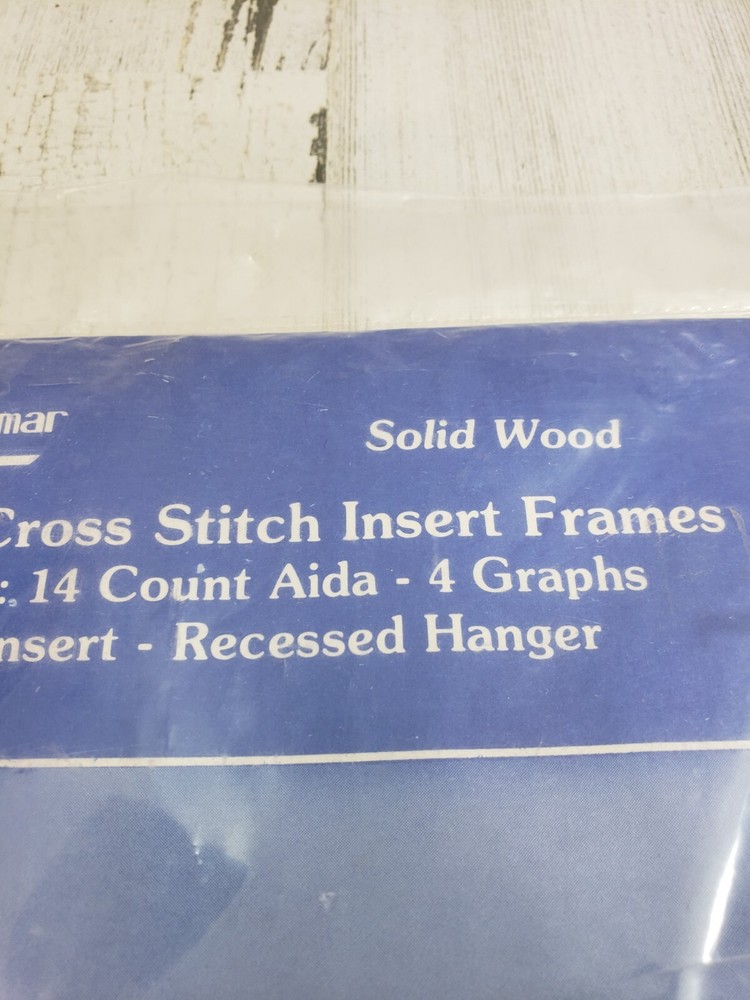 Raymar Counted Cross Stitch Insert Wood Frame Blank 14 ct