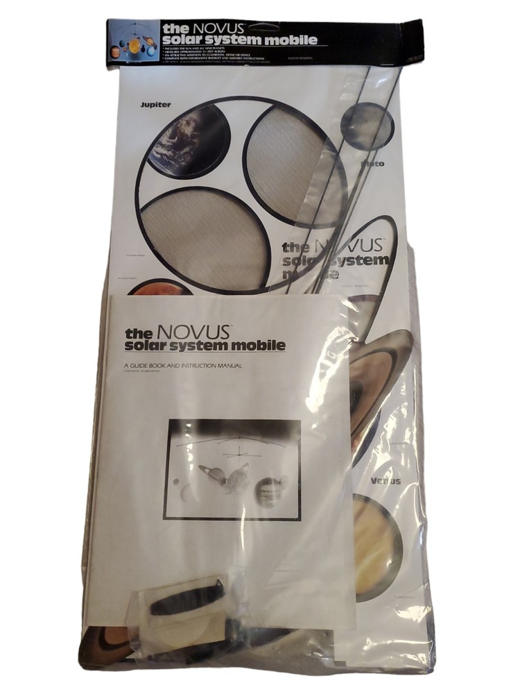 Vtg 1987 Novus Solar System Planetary Planets Space Mobile Classroom Educational