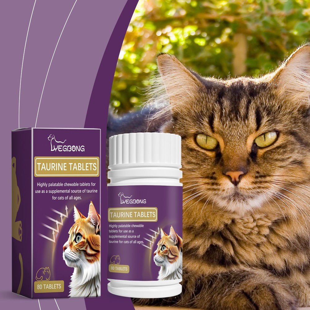 pound Taurine Tablets for Cats Pet Nutrital Supplements