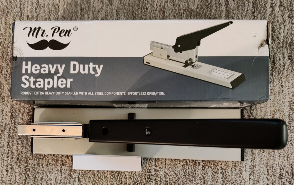 OPEN BOX - Mr. Pen Heavy Duty Stapler, Fully Functioning FREE SHIP