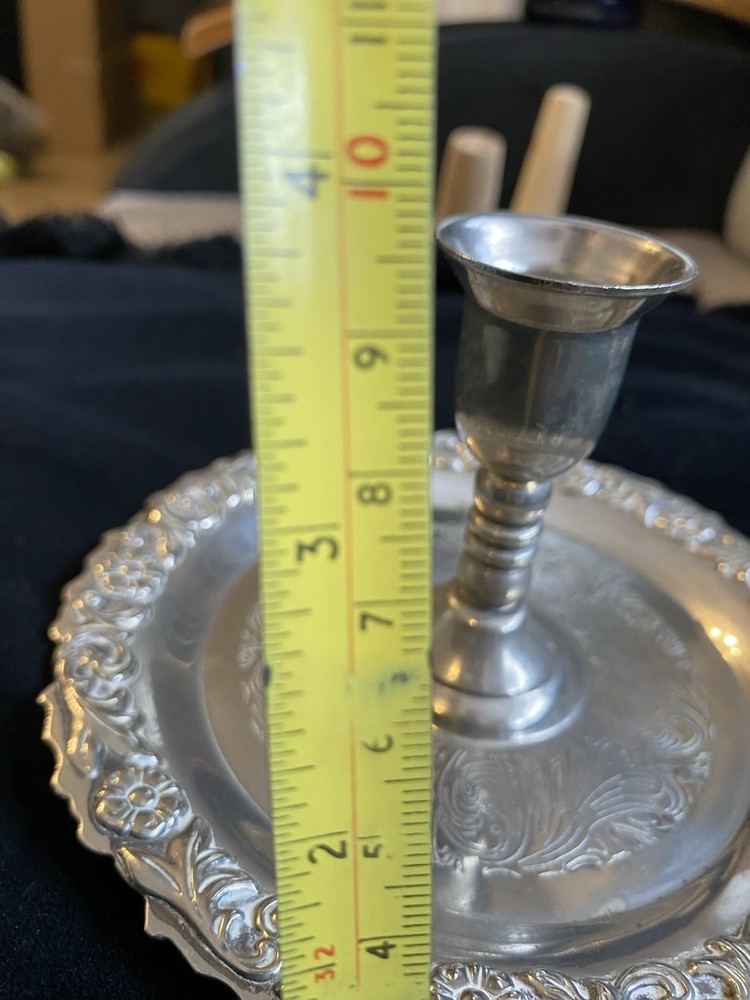 Vintage Silver Plated Candle Holder