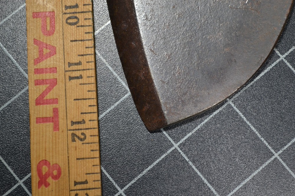 BEATTY - BROAD AXE WITH ANTIQUE HAND MADE HANDLE