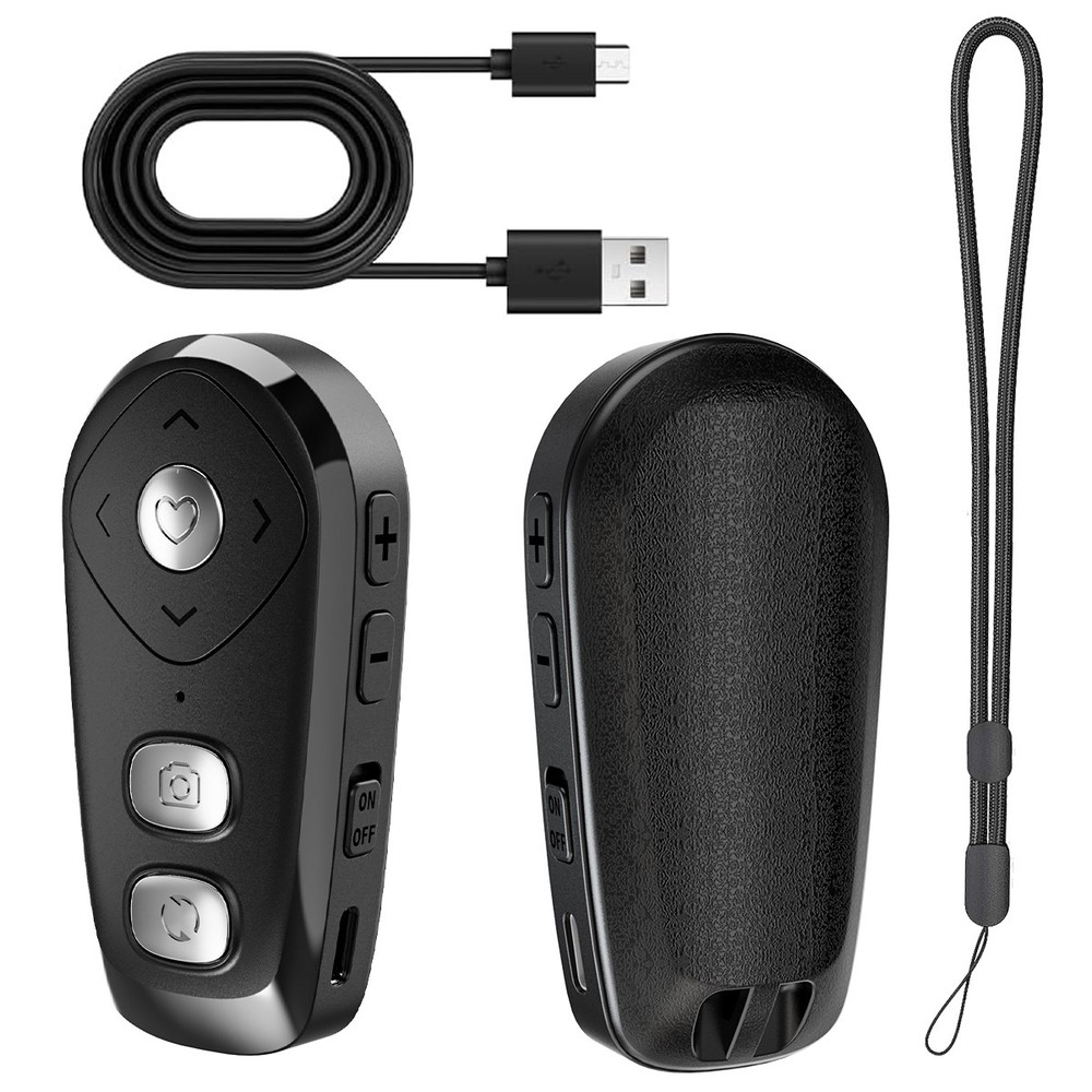 Wireless Camera Remote Control Shutter with Front/Rear Camera Switch Clicker