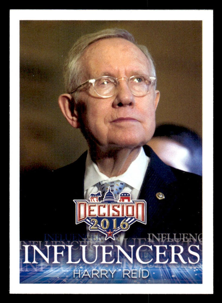 2016 Decision 2016 #32 Harry Reid Card