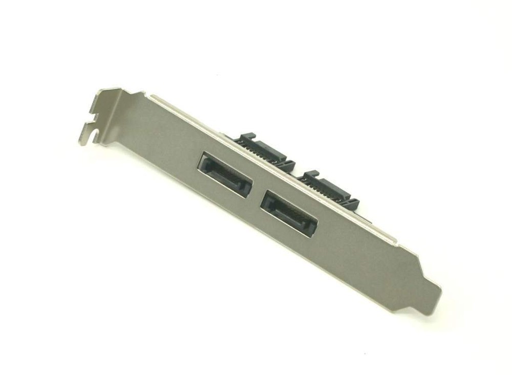 Dual Port L-Type Internal to L-Type External Sata Bracket SATA2ADT-A3