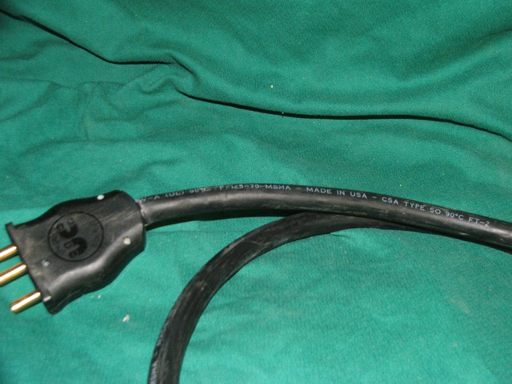 5' Stage Pin Lighting Cable with Bates style 2P&G Connectors
