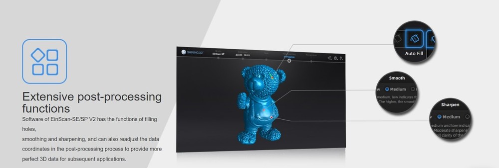 Color 3D Scanner EinScan-SP V2 EXScan Pro Shining3D Edition Tripod For MAC & PC