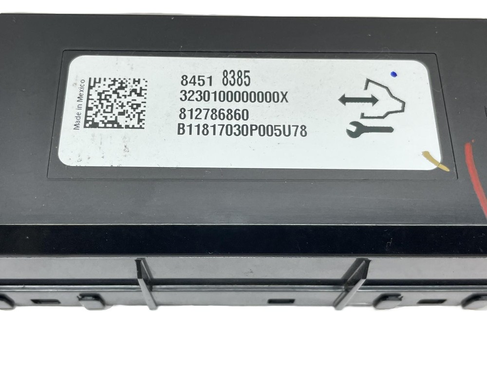 2019 CHEVY CAMARO Temperature Control Module GM OEM 84518385