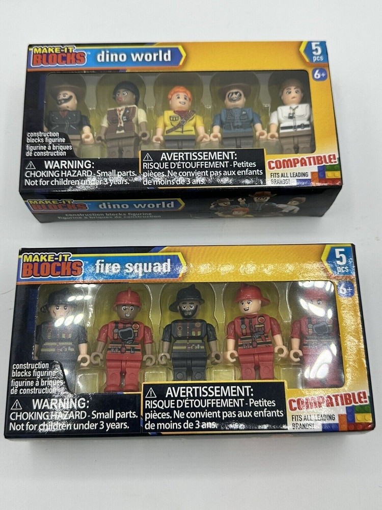 Make-It Blocks Mini Figurines 3 Box (5 Figurines each Box)