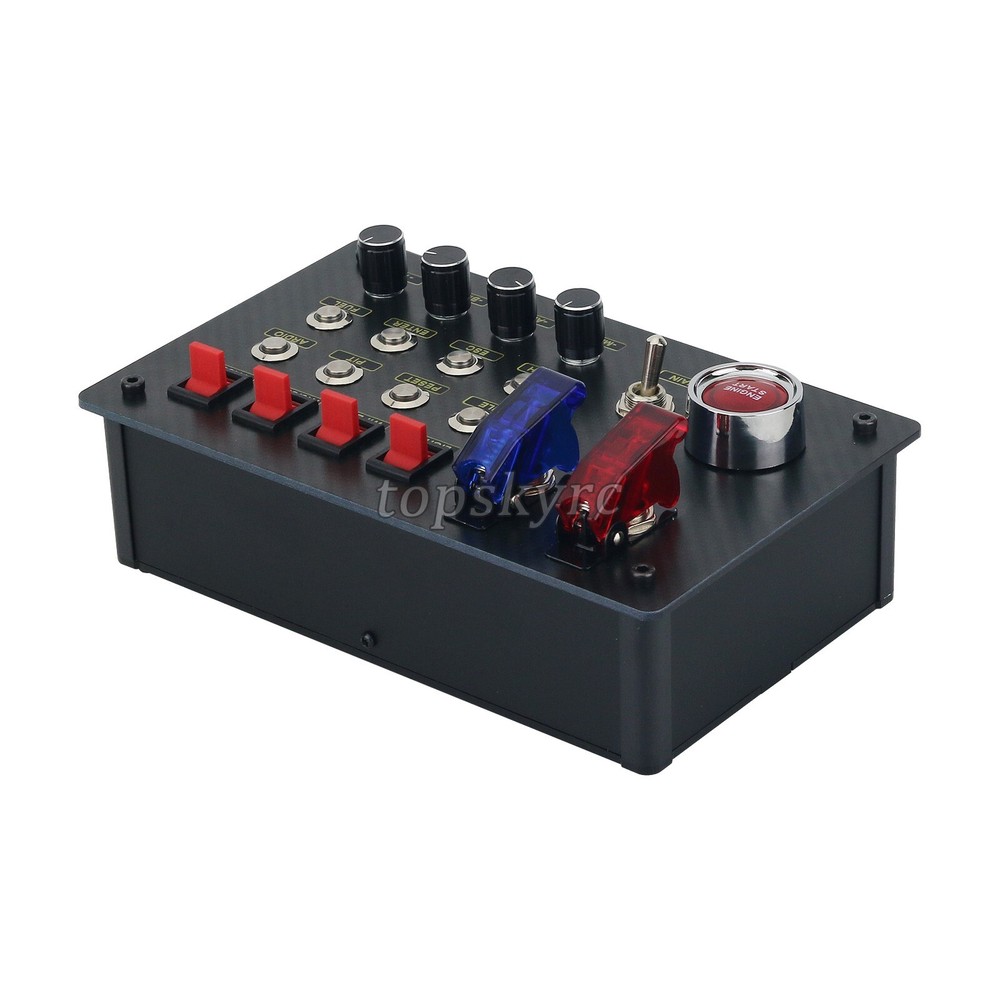 ZQSR Horizontal Button Box SIM Racing Control Box f/Thrustmaster Simagic Fanatec