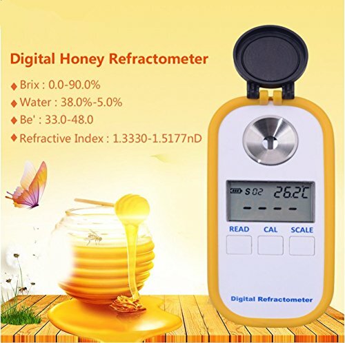 Digital Honey Refractometer Brix Refractive Index Refractometer 0 to 90%