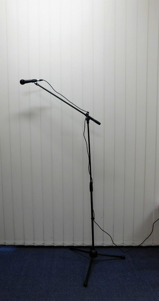 Haze MS-1 Dynamic Microphone + Boom Stand + Cable + Clasp - FULL KIT +Carry Bag