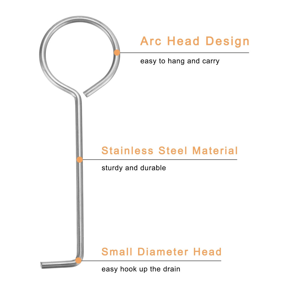 Drain Lifting Hook, Stainless Steel Drain Grate Puller Shower Drain
