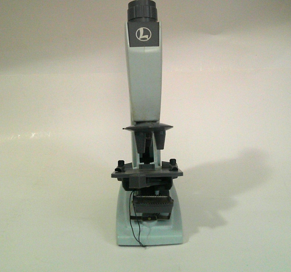 Vintage 1960 Lionel-Porter Panel Microcraft Student Microscope Lab Slides