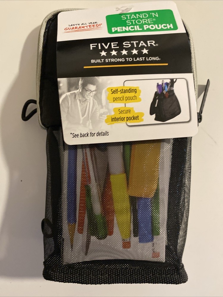 Five Star Stand’n  Store Pencil Pouch