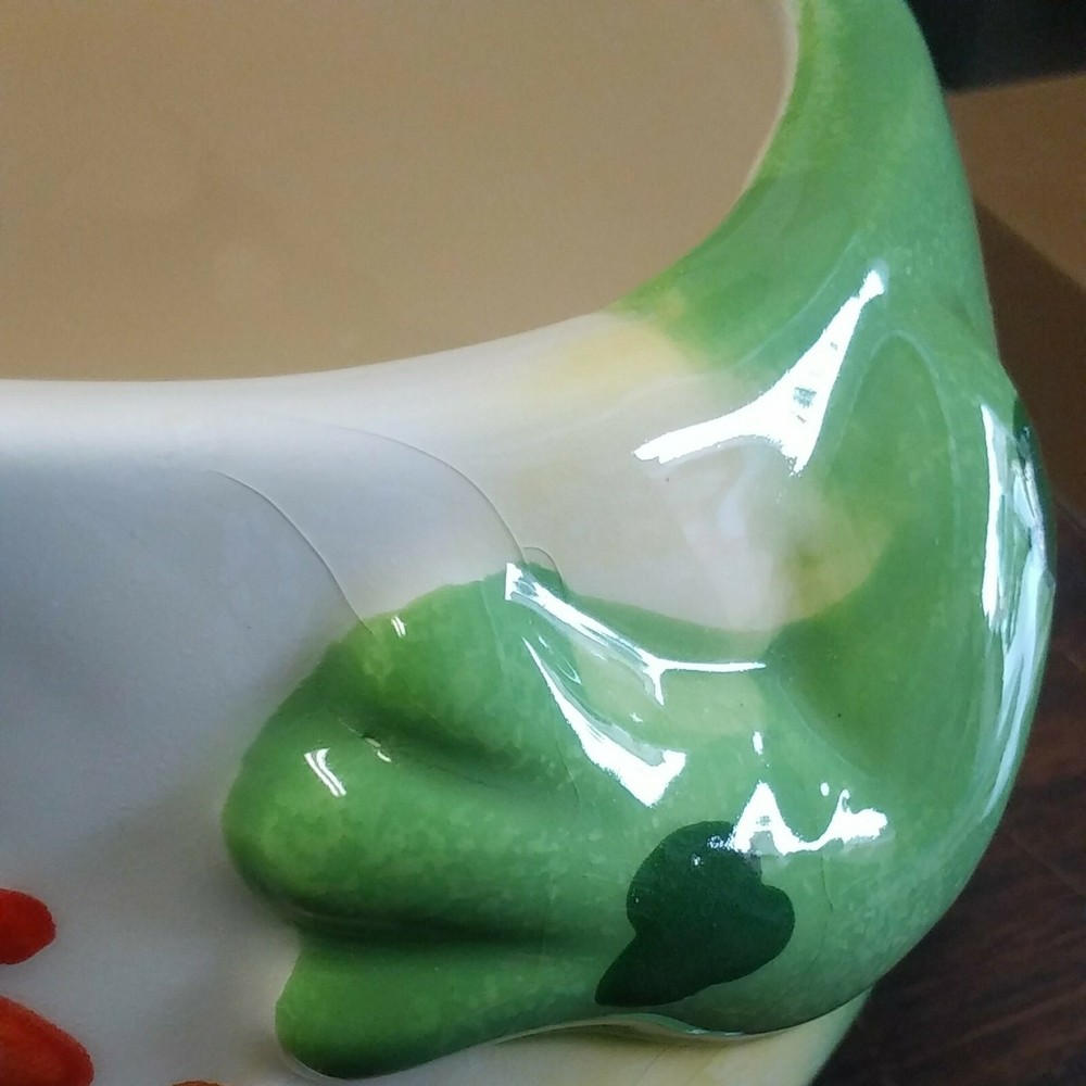 Frog Shape Ceramic Containers 2pc Set