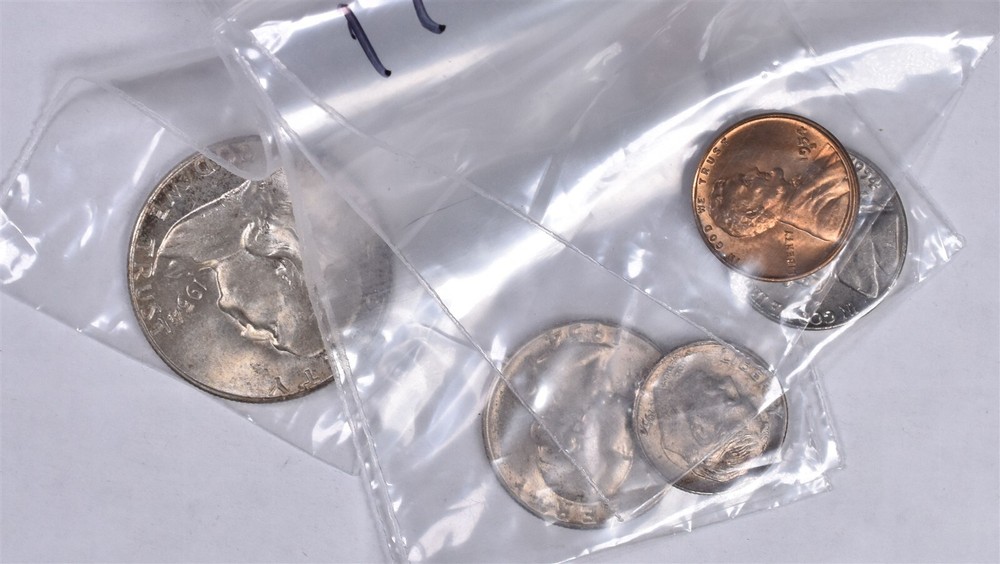 1954-S Uncirculated 5 Coin Set