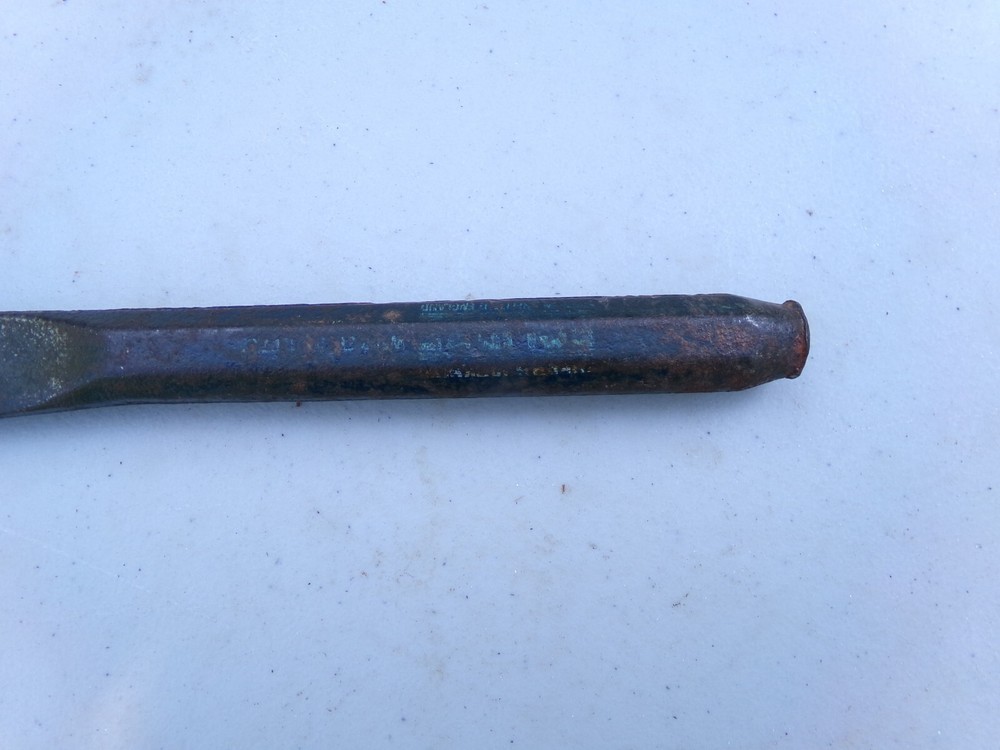 Stone Cold Chisel 9 3/4 Made In England Vintage Tool