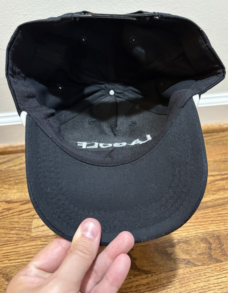 LA Golf Snapback Rope Hat - Black/White