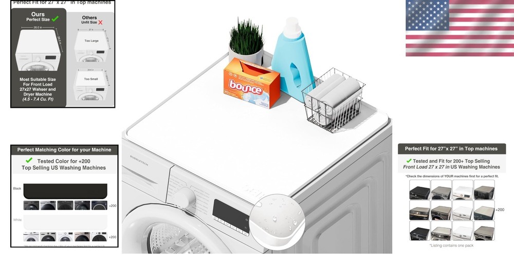 Heat Resistant Silicone Mat - Laundry Top Load
