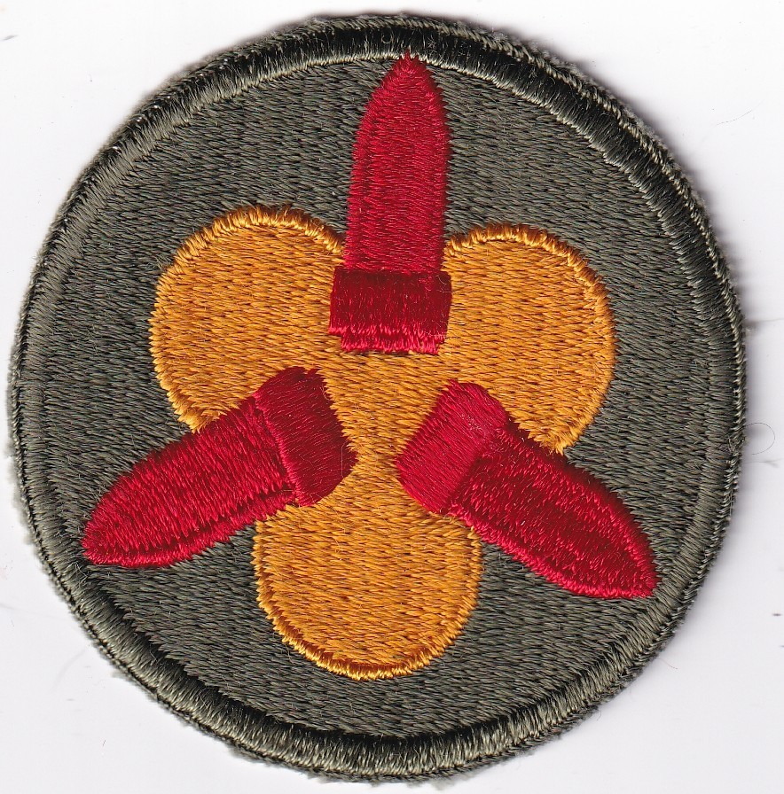 3rd Coast Artillery District patch unissued US Army real WWII make