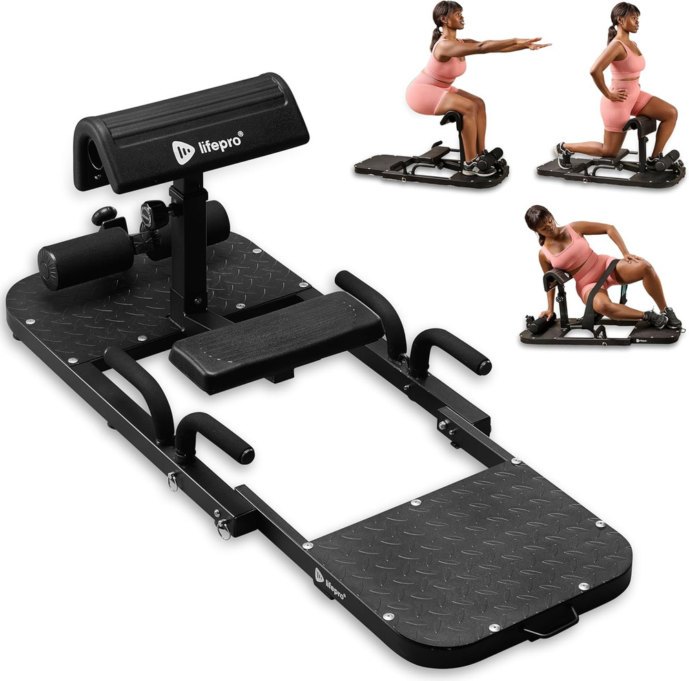 Hip Thrust Machine – Foldable Glute Bench Hip Thrust Platform – Booty Trainer fo