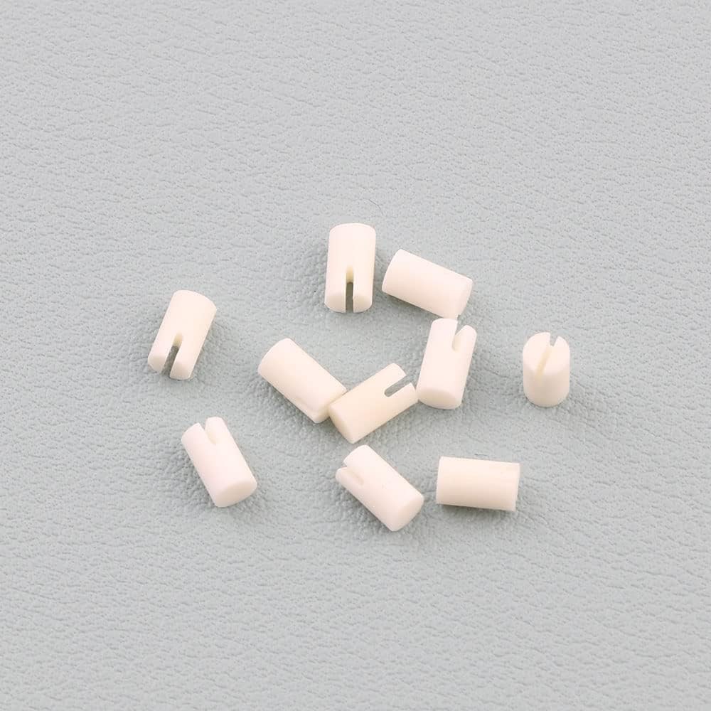 10 Real Bone 5th String Nuts for 5 String Banjo - 5x3mm Replacement Parts