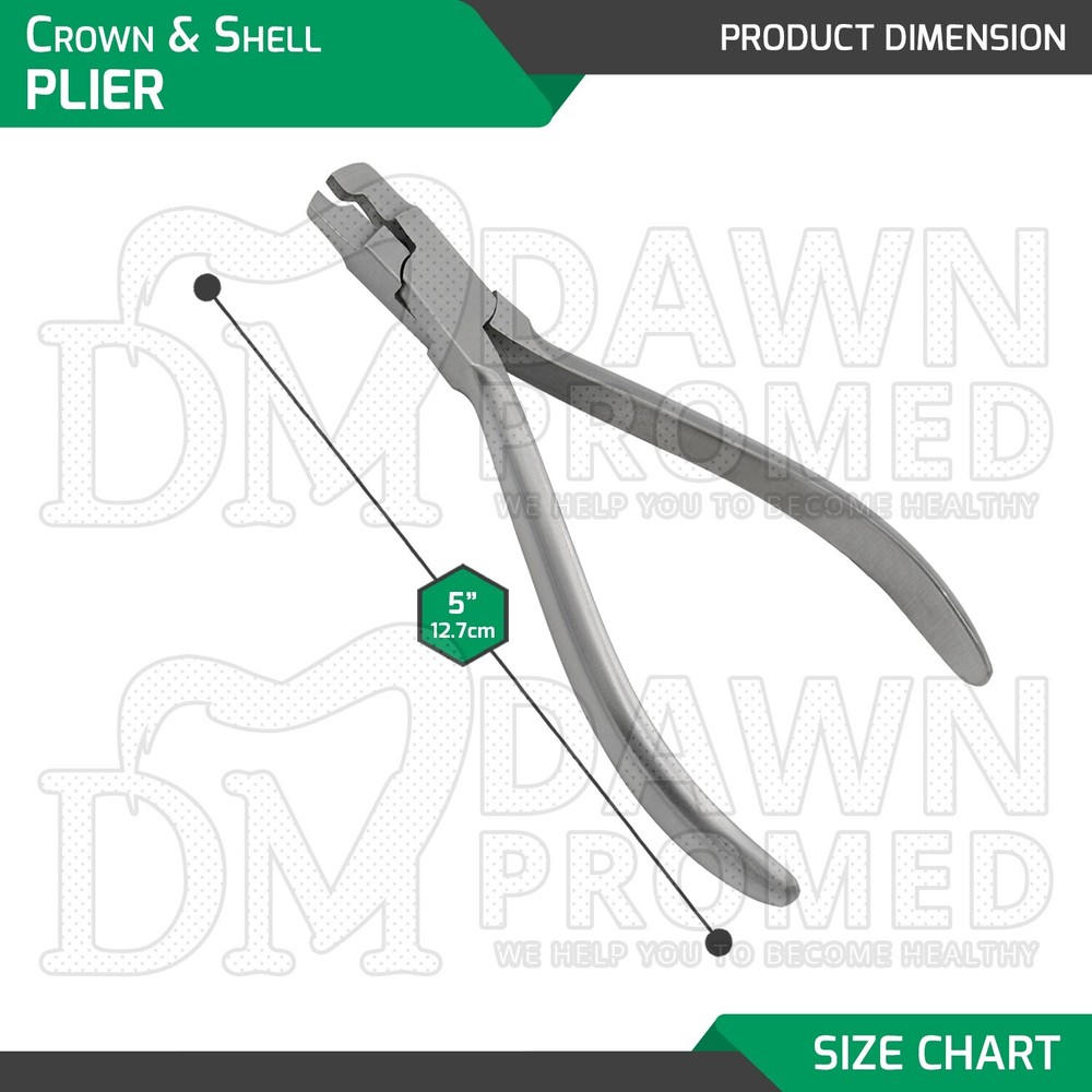 Crown & Shell Plier Dental Orthodontics Instruments German Grade