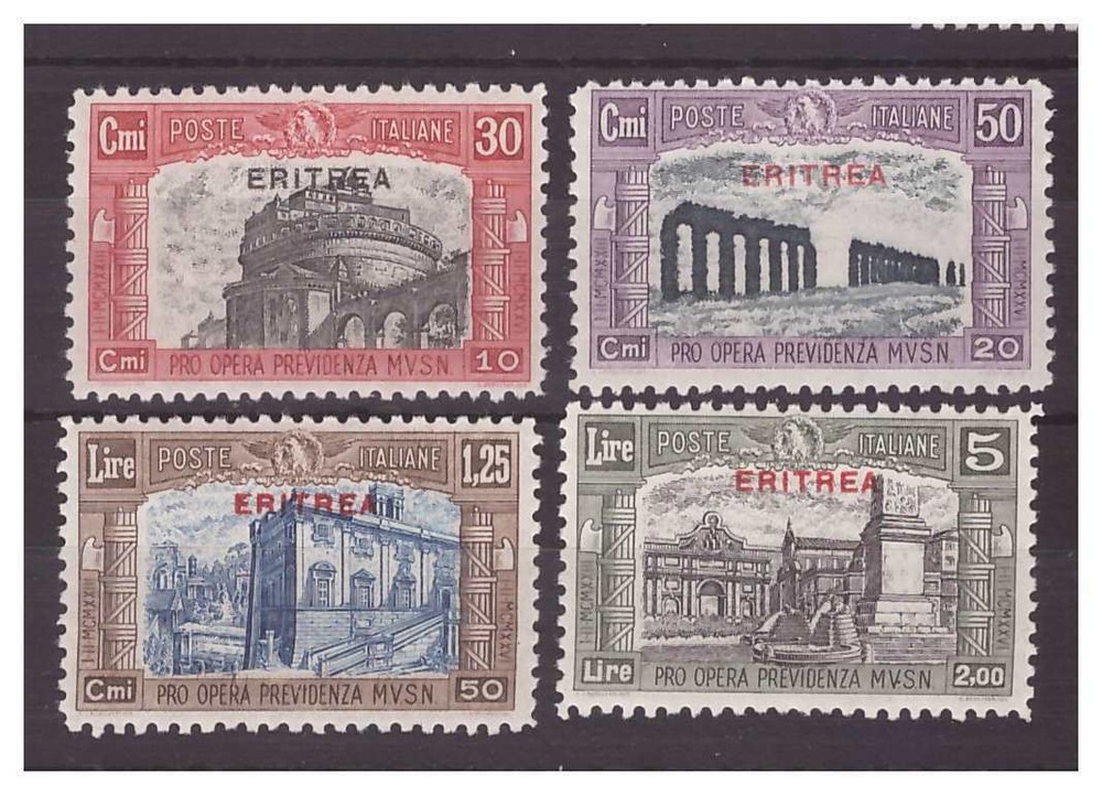 Eritrea 1929 - Second Militia Series New ** MNH
