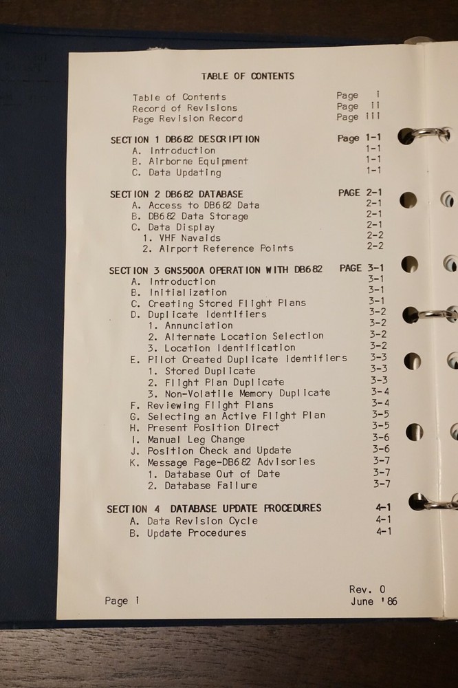 Foster DB682 Database Pilot's Guide Part No. 002A0650