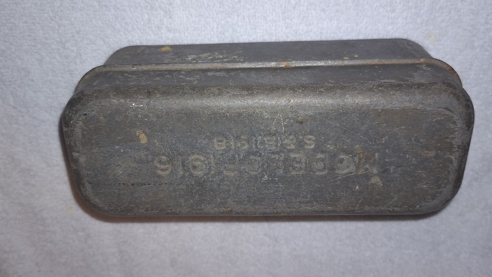 USGI WW1 Model 1916 Bacon Tin - 1918 Dated