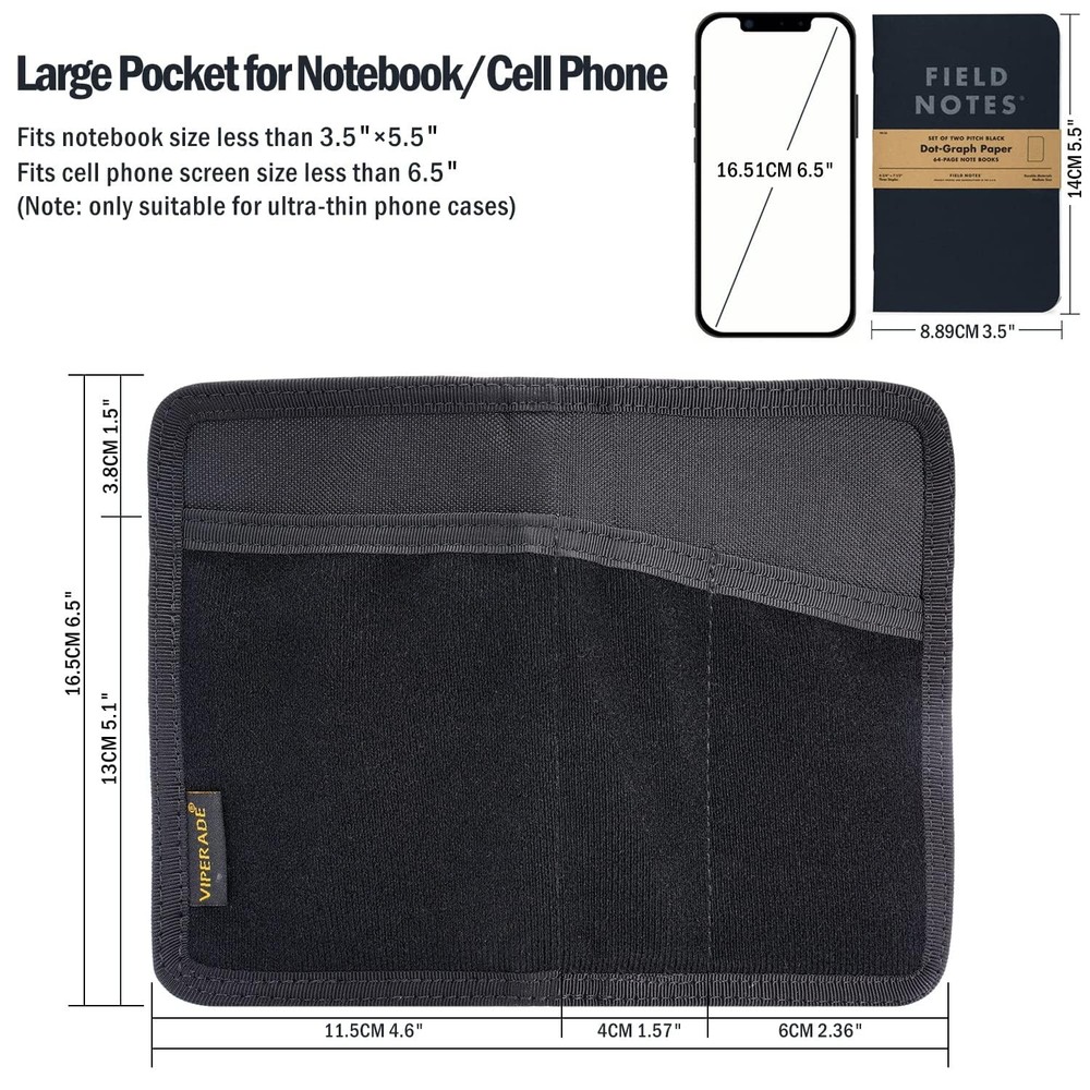 VIPERADE VE11 Nylon Multitool Organizer Storage Pouch with 9 Pockets, Utility...