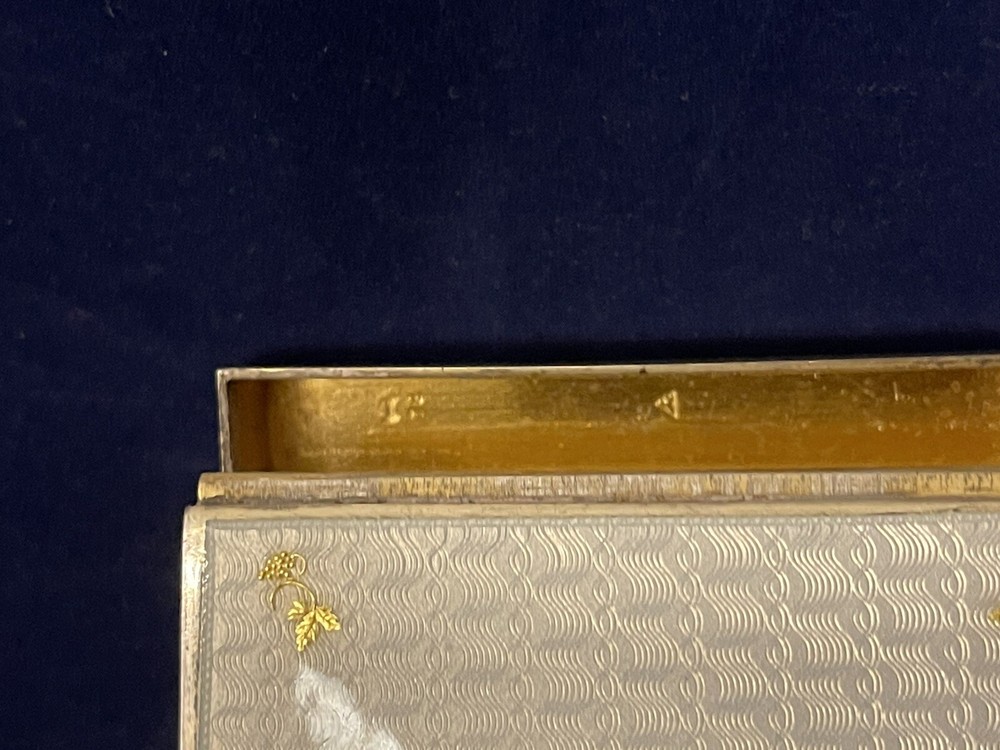 Stunning Blue Enamel 84 Marked Silver Cigarette Case Probably Russian 19th/20th