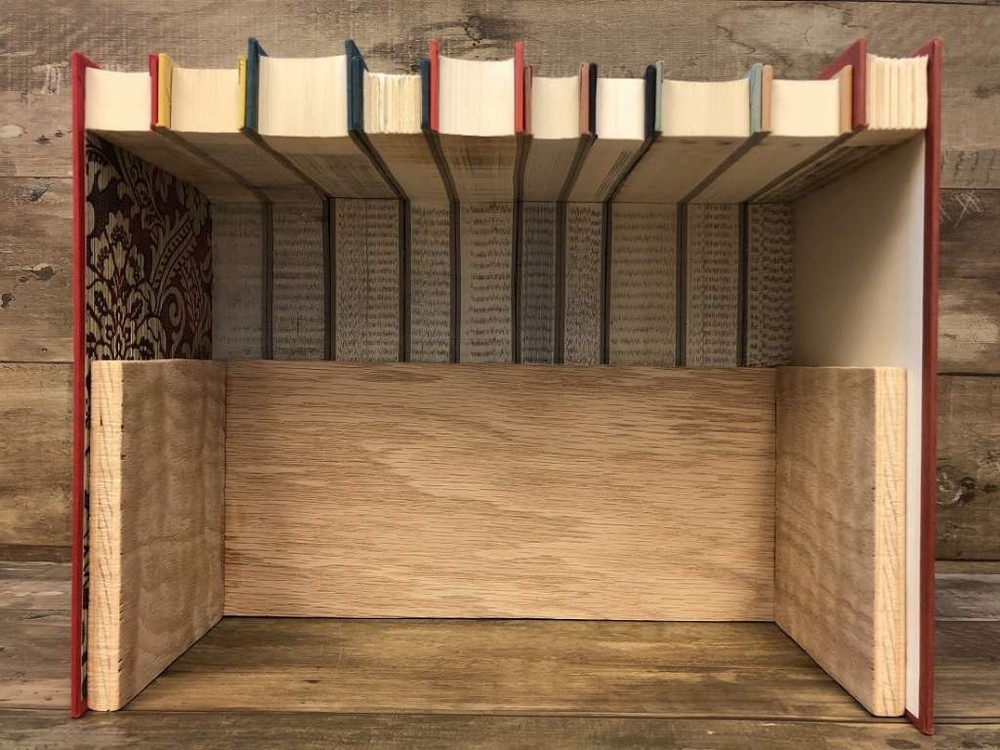 The Archives Bookbox - Book Safe Hidden Storage Solution for Router, Modem, Cord