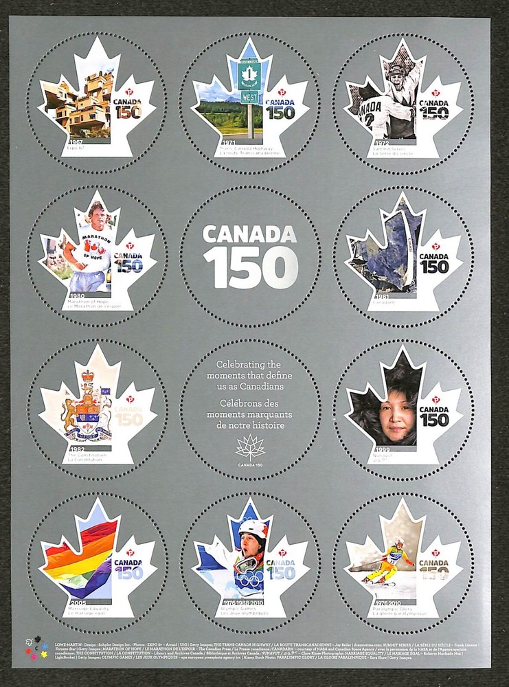 Canada - Scott 2999 - Canada 150th - Sheet in Post Office Sealed Pack - 2017