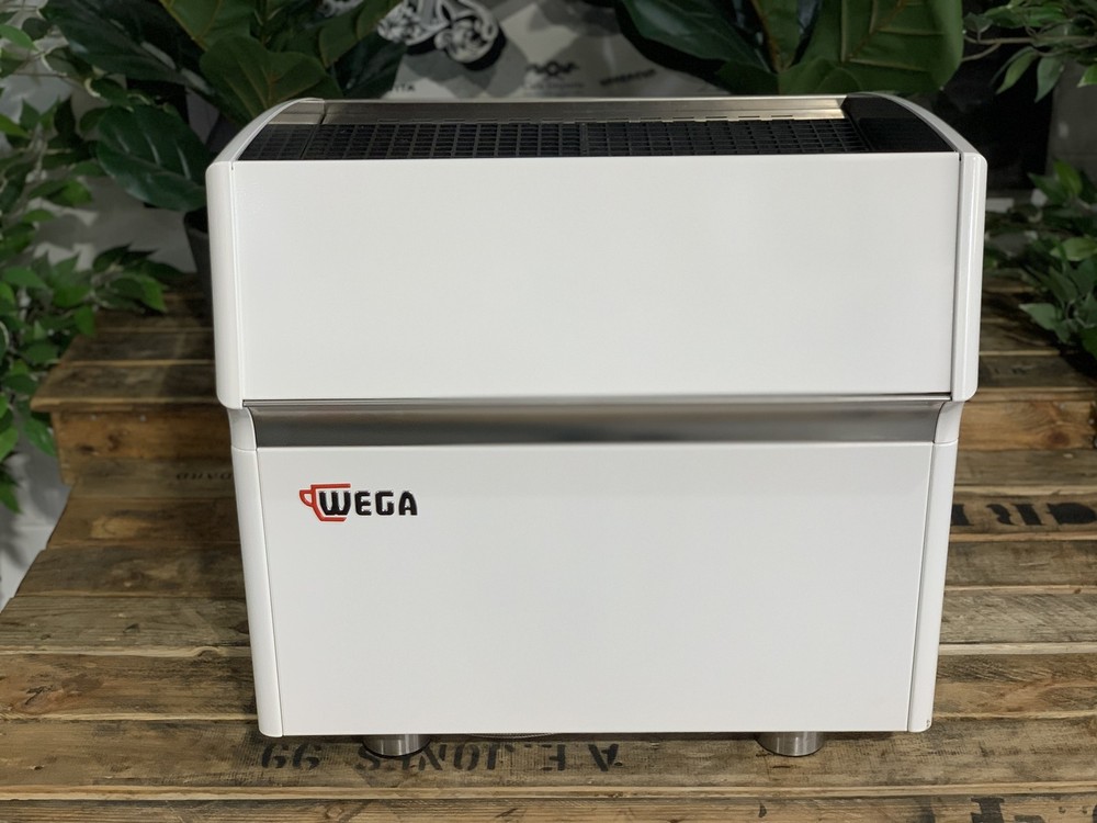 WEGA ATLAS COMPACT EVD 2 GROUP WHITE ESPRESSO COFFEE MACHINE