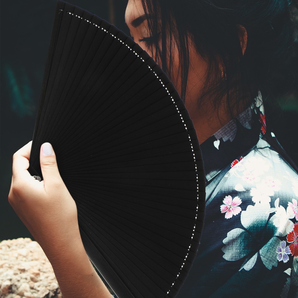 Bamboo Fan Convenient Folding Fans Handheld Man Foldable Chinese