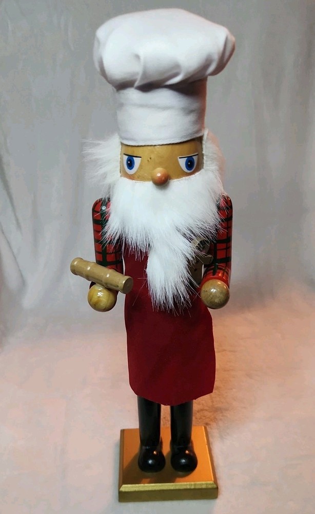 Nutcracker "CHEF/BAKER " 15" Tall  Christmas Decor hand painted