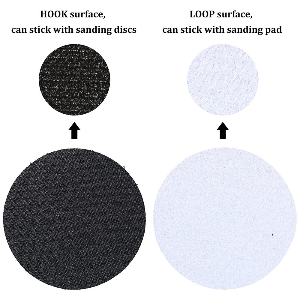 2Pcs 6 Inch Hook Loop Soft Foam Buffering Pads Sponge Cushion Buffer Backing Pad