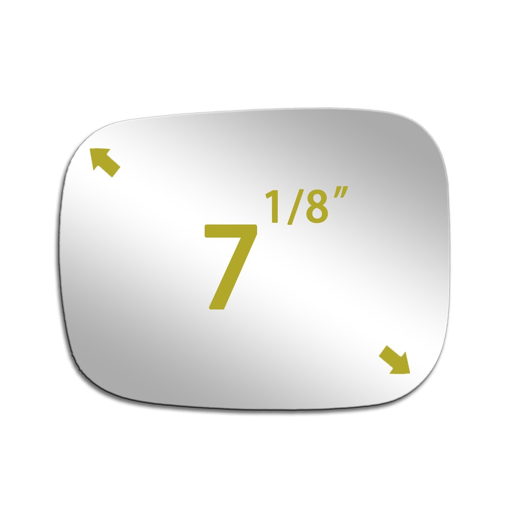 Mirror Glass Driver Left Side For 2007-2014 Volvo XC90 Replacement+Flat+Adhesive