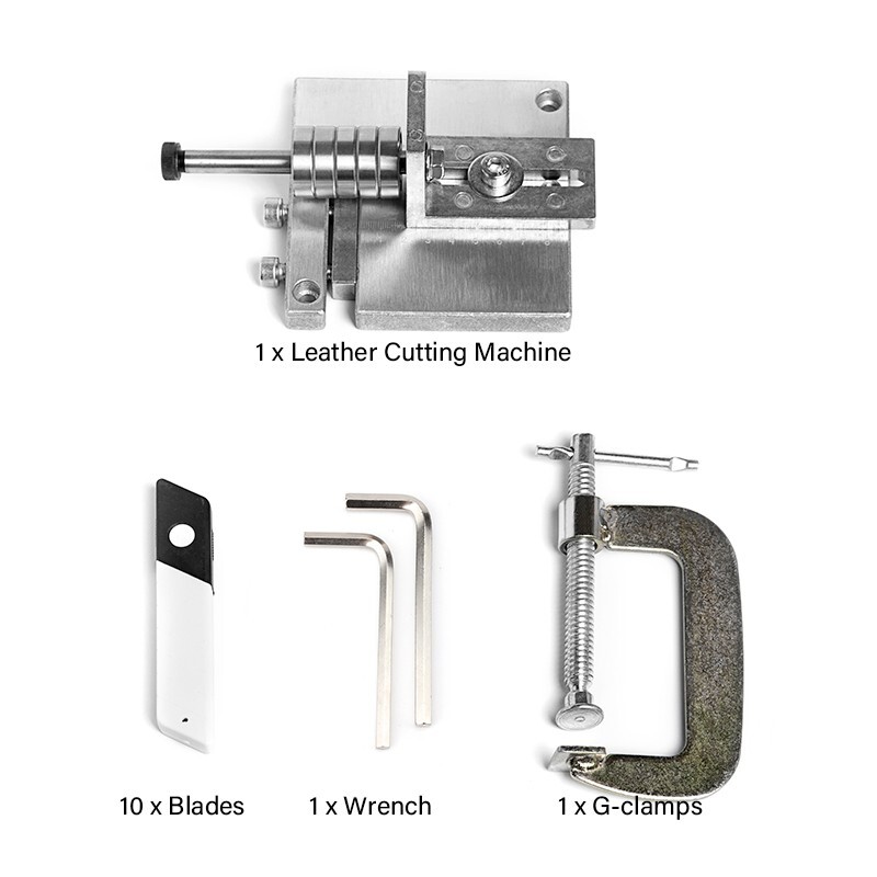WUTA Adjustable Leather Craft Cutter Strap Belt DIY Hand Cutting Tools Machine