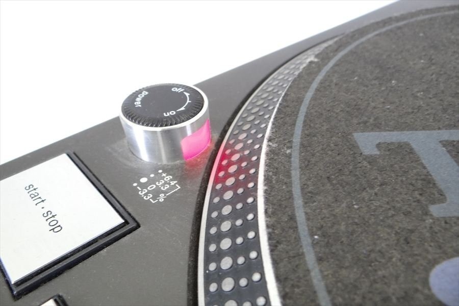 Technics SL-1200MK5 Black DJ Turntable record player tested