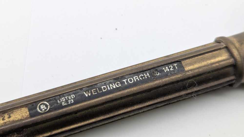 VINTAGE GENTEC Torch Handle 142T AND TIP - UNTESTED