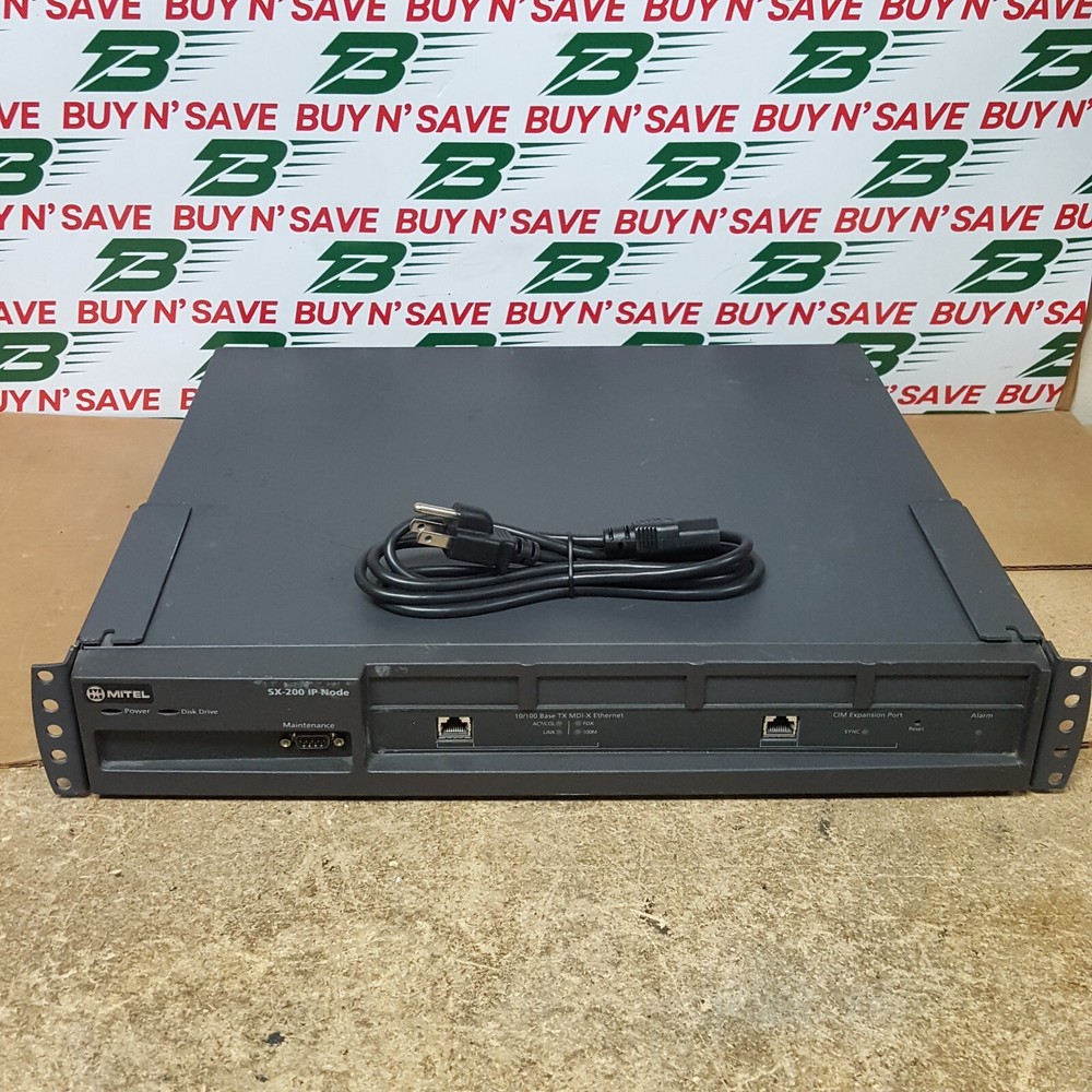 Mitel SX-200 IP-Node 56005013 w/Power Cord - Powers On - USED
