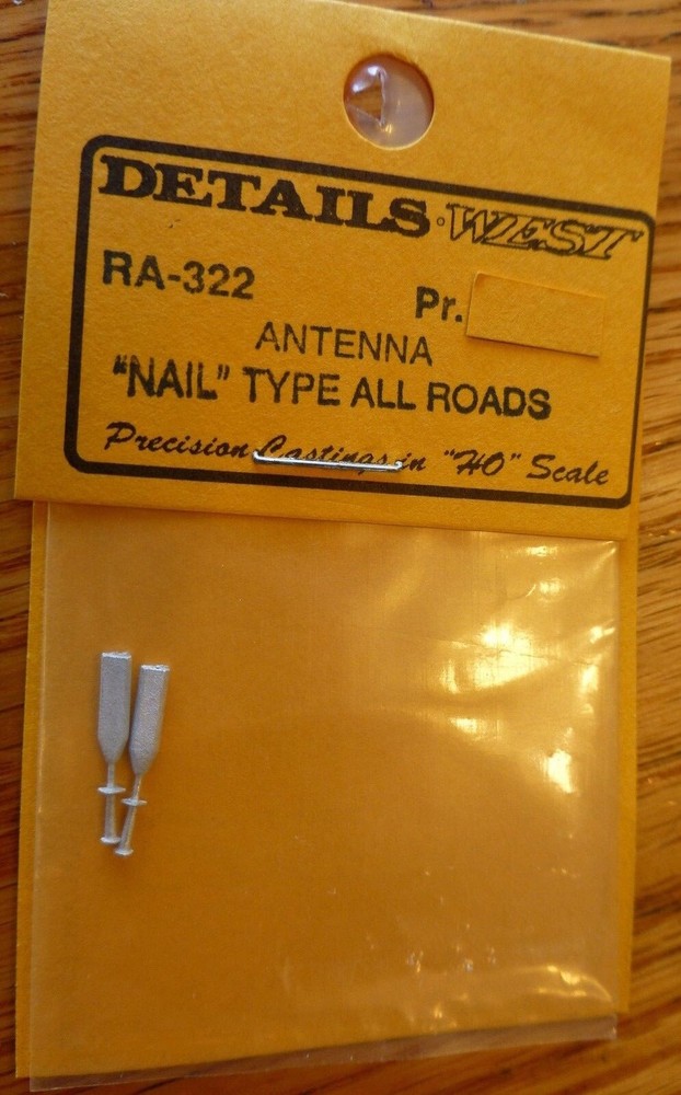Details West 322 x HO Antenna, Nail Type