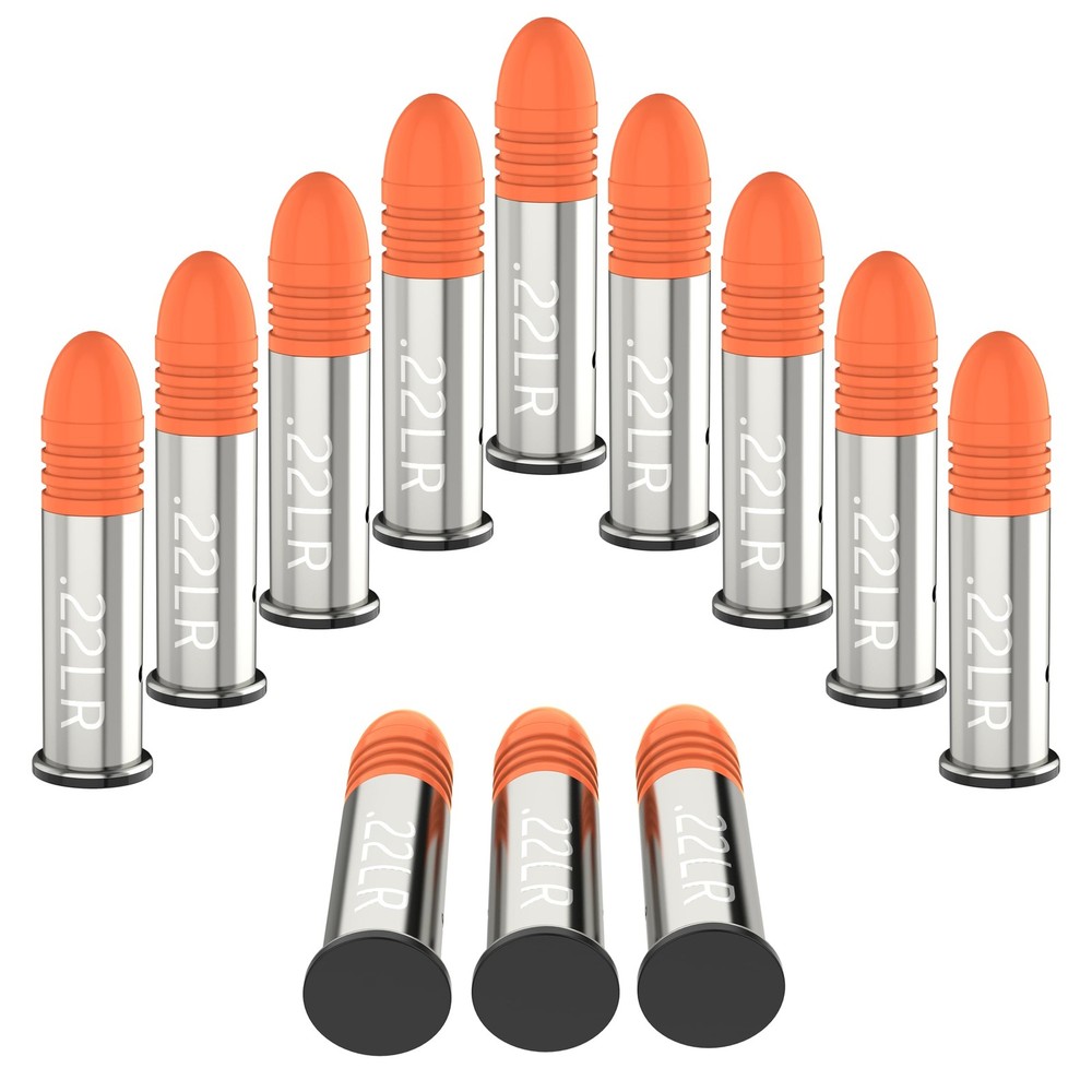 Befbox 22LR Snap Caps Training Dummy Rounds Practice Safe Orange