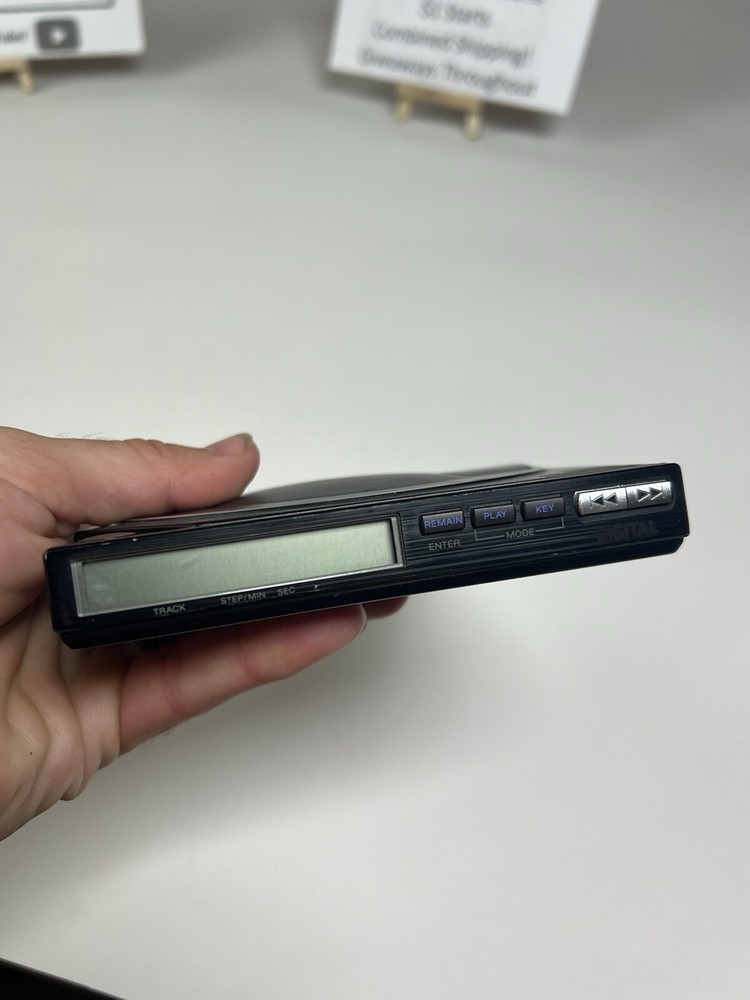 Vintage Sony Discman D-10 CD Compact Player Black Original - Untested