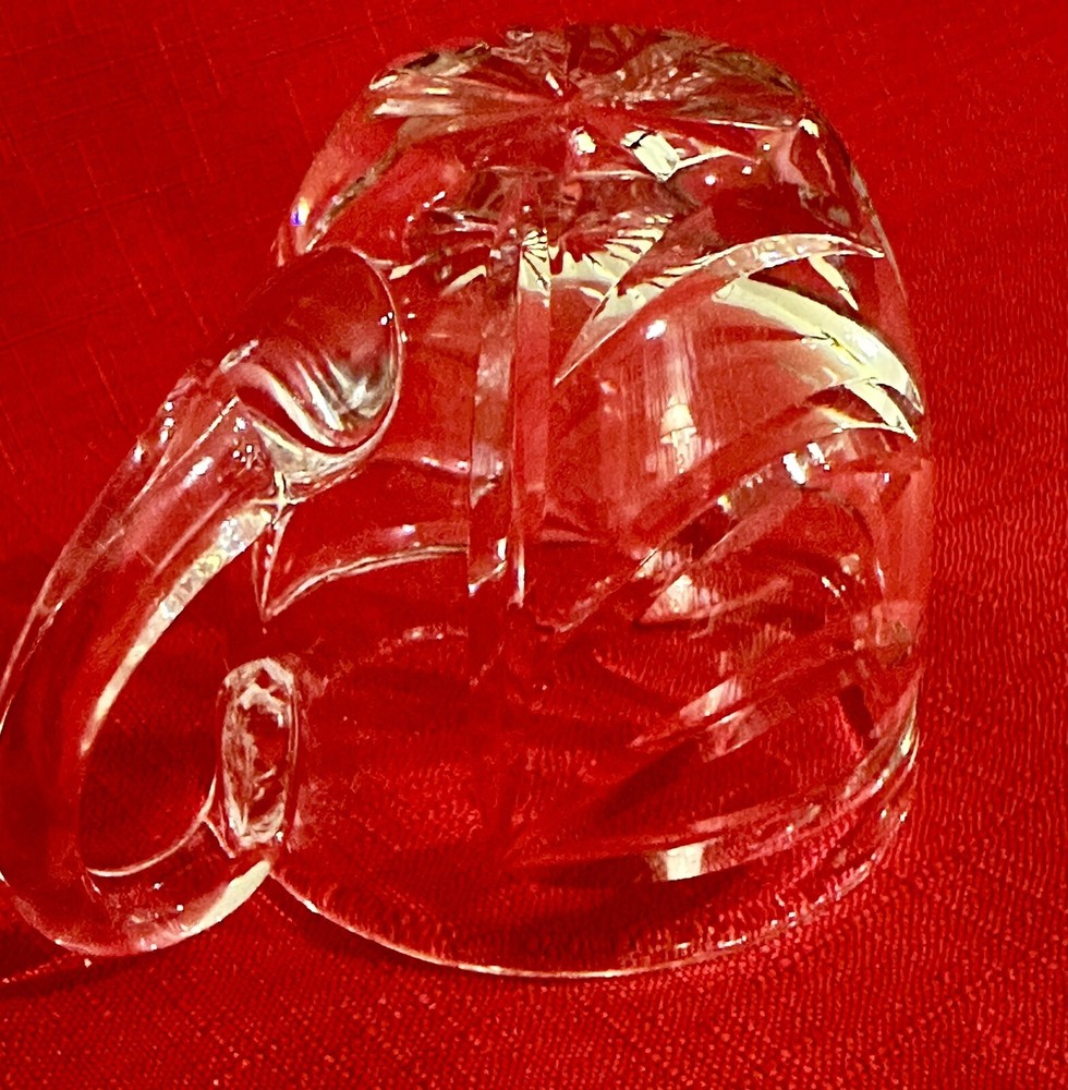 *ROYAL BRIERLEY* Crystal Creamer Pitcher Swag pattern drape EXCEL! 2 3/4"